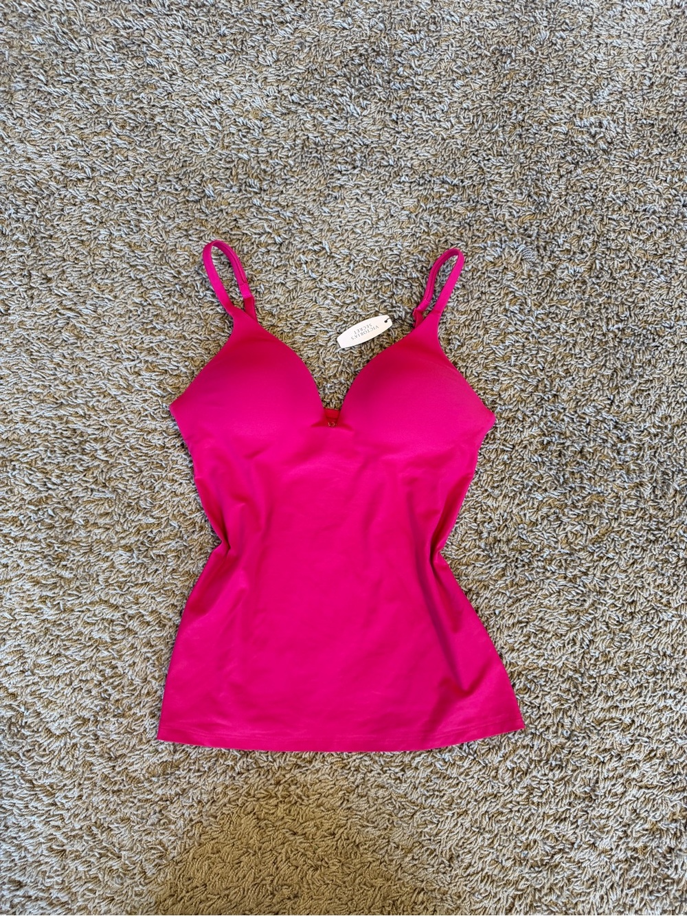 Victoria's Secret Fuchsia Seamless Built-In Cup Cami